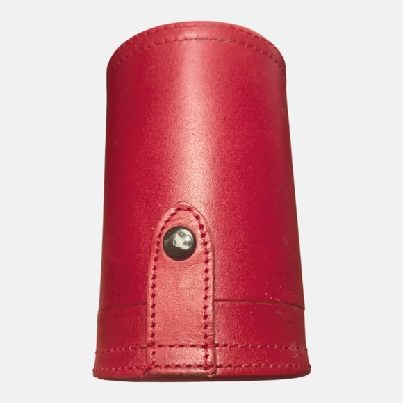 Levenger | Office | Levenger Red Leather Penpencil Holder Desk